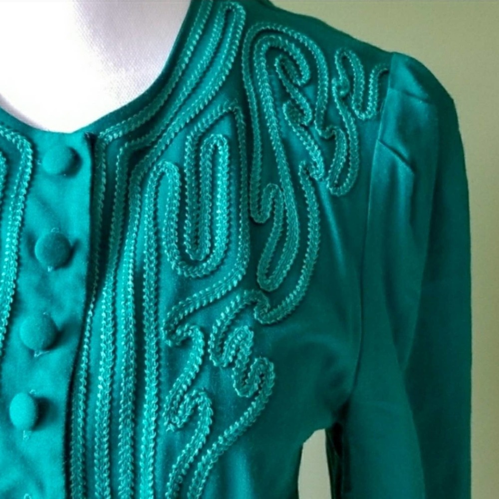 Vintage Victorian Edwardian Steampunk Ringmaster Embroidered Buttondown